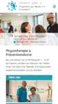 Mobile Screenshot of physiogap3.de